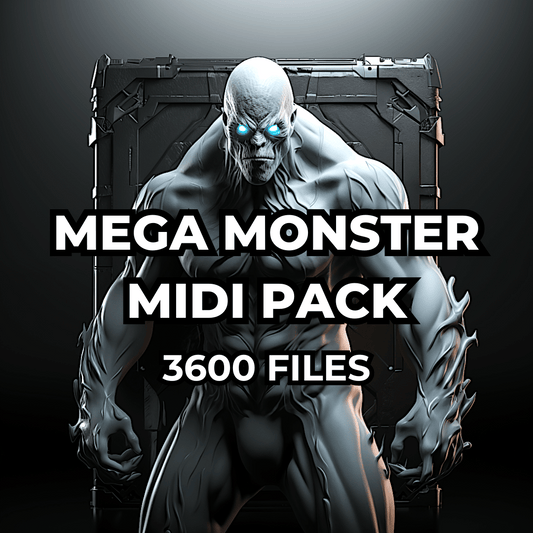 Mega Monster MIDI Pack: Chord Progressions + Melodies + Drums